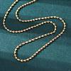 Brass Singapore Chains Necklace for Women NJEW-P265-27G-1