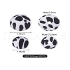 20Pcs 2 Colors Silicone Beads SIL-TA0001-07A-17