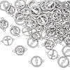 HOBBIESAY 60Pcs 3 Styles Alloy Connector Charms with Crystal Rhinestone FIND-HY0002-57-1