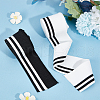 BENECREAT 4 Strands 2 Colors Polyester Elastic Cords OCOR-BC0005-14-4