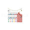 35Pcs Butterfly & Flower DIY Knitting Tool Sets HJEW-NB00055-7