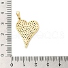 Brass Micro Pave Cubic Zirconia Pendants KK-H455-40G-3