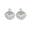 Alloy Rhinestone Pendants PALLOY-F316-02C-P-1