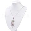 Alloy Pendant Necklaces NJEW-JN01820-5