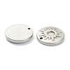 Tarnish Resistant 304 Stainless Steel Pendant Cabochon Setting STAS-P279-12P-2