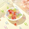 Transparent Acrylic Bead Caps MACR-CJC0006-01-5