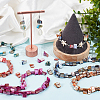 Beebeecraft 5 Strands 5 Colors Dyed Natural Freshwater Shell Beads Strands SHEL-BBC0001-13-4