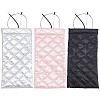 CRASPIRE 3pcs 3 Colors Rhombus Pattern Rectangle Polyester Eyeglass Pouch AJEW-CP0005-55-1