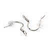 316 Surgical Stainless Steel French Hooks with Coil STAS-E163-58P-2