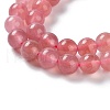 Dyed Natural Malaysia Jade Beads Strands G-G021-02B-09-4