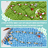 2Pcs 2 Style May Lily of Valley Bees Butterfly Beaded Knitting Row Counter Chains HJEW-AB00693-4