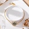Adjustable Brass Box Chain Bolo Bracelets BJEW-P196-05G-1