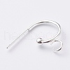 304 Stainless Steel Half Hoop Earrings STAS-Z028-B02-S-3