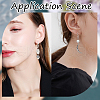 Beebeecraft 40Pcs 4 Style Brass & 304 Stainless Steel Earring Findings KK-BBC0012-60-5