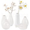  Mother's Day 6Pcs 6 Style Mini Ceramic Floral Vases for Home Decor BOTT-NB0001-05-1