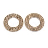 Tibetan Style Alloy Rondelle Big Pendants X-EA13278Y-AB-2