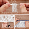 10 Yards Polyester Tassel Lace Ribbons OCOR-WH0045-23B-01-4