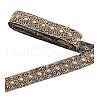 Ethnic Embroidered Polyester Sequins Trim Ribbon OCOR-WH0070-136C-7