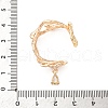 Brass Micro Pave Cubic Zirconia Findings KK-D378-20G-3