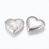 304 Stainless Steel Locket Pendants STAS-E144-014P-1