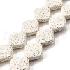 Dyed Natural Lava Rock Beads Strands G-A264-A03-01C-1