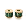 Brass Glass Beads KK-M318-51G-2