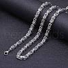 4mm Stainless Steel Byzantine Chain Necklaces FS-WG56795-03-1