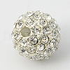 Alloy Rhinestone Beads RB-A034-12mm-A01S-2