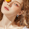 Beebeecraft 1 Pair 316 Surgical Stainless Steel Hoop Earrings EJEW-BBC0001-64B-5