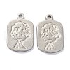 304 Stainless Steel Pendants STAS-K216-26P-1