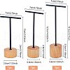 T Bar Iron & Wood Earring Displays Sets EDIS-WH0016-02-2