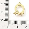 Brass Micro Pave Cubic Zirconia Pendants KK-M310-01G-17-3