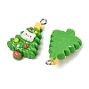 Christmas Theme Opaque Resin Pendants RESI-S08-03C-2