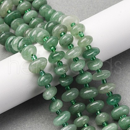 Natural Pink Aventurine Beads Strands G-RM250109-A10-1