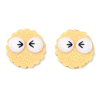 Opaque Resin Cabochons CRES-J044-10B-02-1