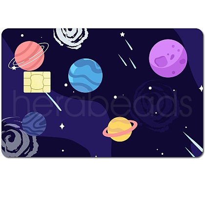 PVC Plastic Waterproof Card Stickers DIY-WH0432-051-1