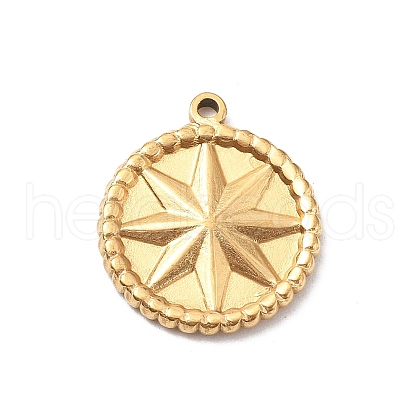 304 Stainless Steel Pendants STAS-I334-06G-1