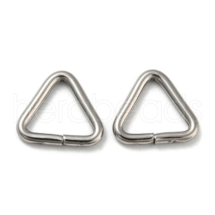 Non-Tarnish 304 Stainless Steel Triangle Linking Ring STAS-Z048-03P-1