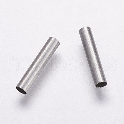 Non-Tarnish 304 Stainless Steel Tube Beads X-STAS-P161-02-15mm-1
