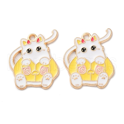 Halloween Alloy Enamel Pendants ENAM-Z022-02C-1