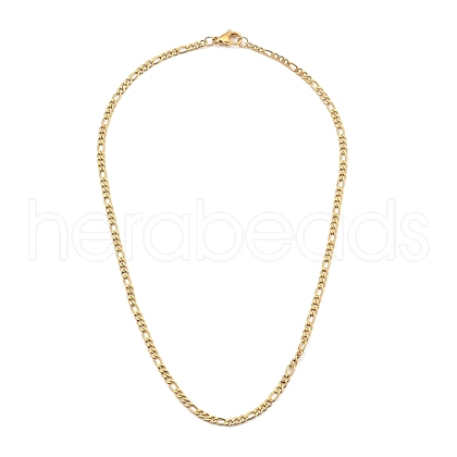 304 Stainless Steel Figaro Chains Necklaces NJEW-JN02976-02-1