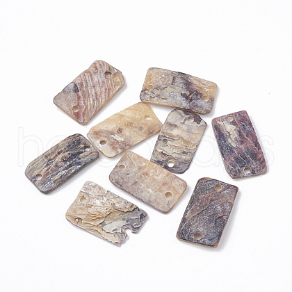 Natural Akoya Shell Links connectors SHEL-S269-72-1