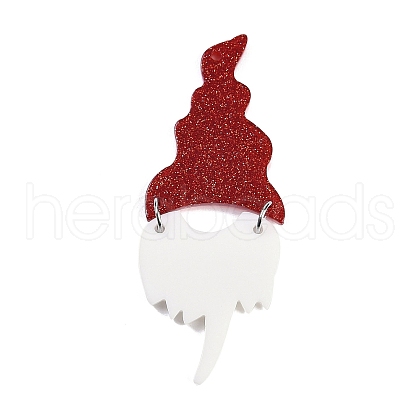 Christmas Theme Acrylic Pendants OACR-Q100-03A-1