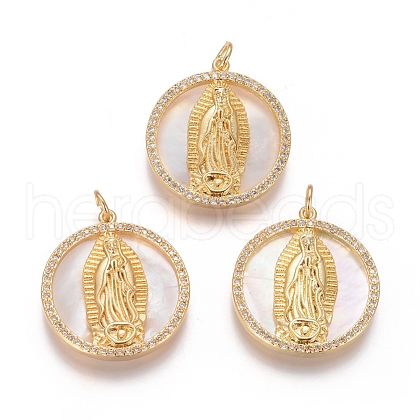 Brass Pendants KK-I656-29A-01-G-1