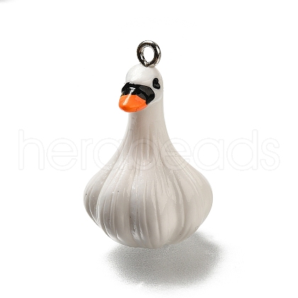 Cute Opaque Resin Pendants RESI-L044-01P-1