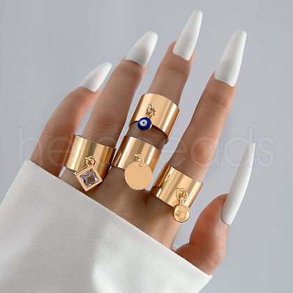 Alloy Finger Rings Sets FS-WG752C7-01-1