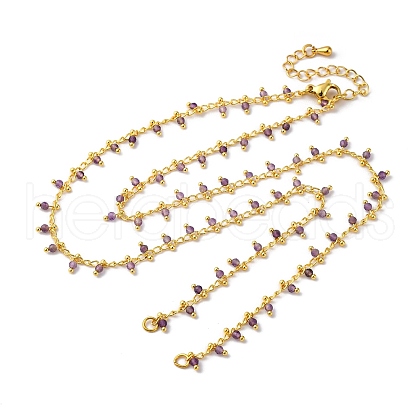 Brass Cable Chain Necklace Making KK-K337-12G-12-1