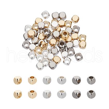 Unicraftale 60Pcs 3 Colors 304 Stainless Steel Beads STAS-UN0025-19-1