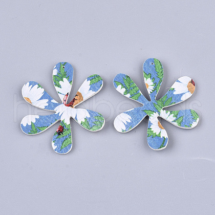 Printing PU Leather Pendants FIND-T062-001L-1
