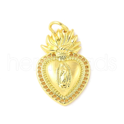 Brass Pendants KK-Z101-10G-1